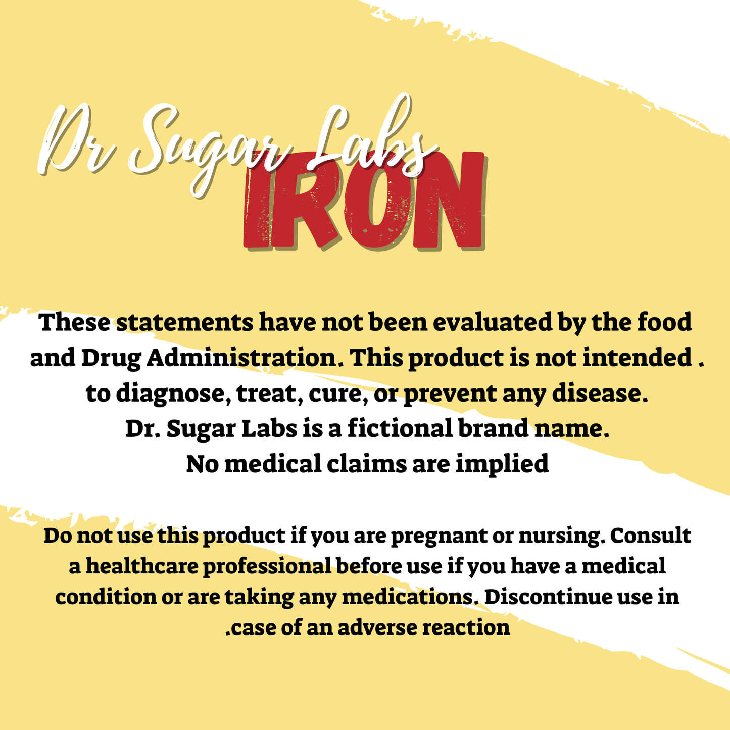 Iron Bisglycinate Sweetened Powder (Sweetened with Corn Fiber and Stevia) - Dr Sugar Labs