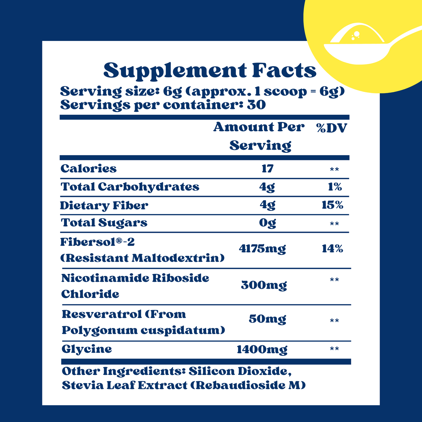 NAD+ Booster Complex Sweetened Powder (Sweetened with Corn Fiber and Stevia) - Dr Sugar Labs