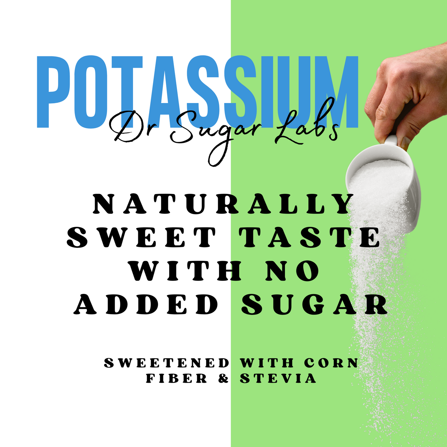 Potassium Citrate Hydration Sweetened Powder (Sweetened with Corn Fiber and Stevia) - Dr Sugar Labs