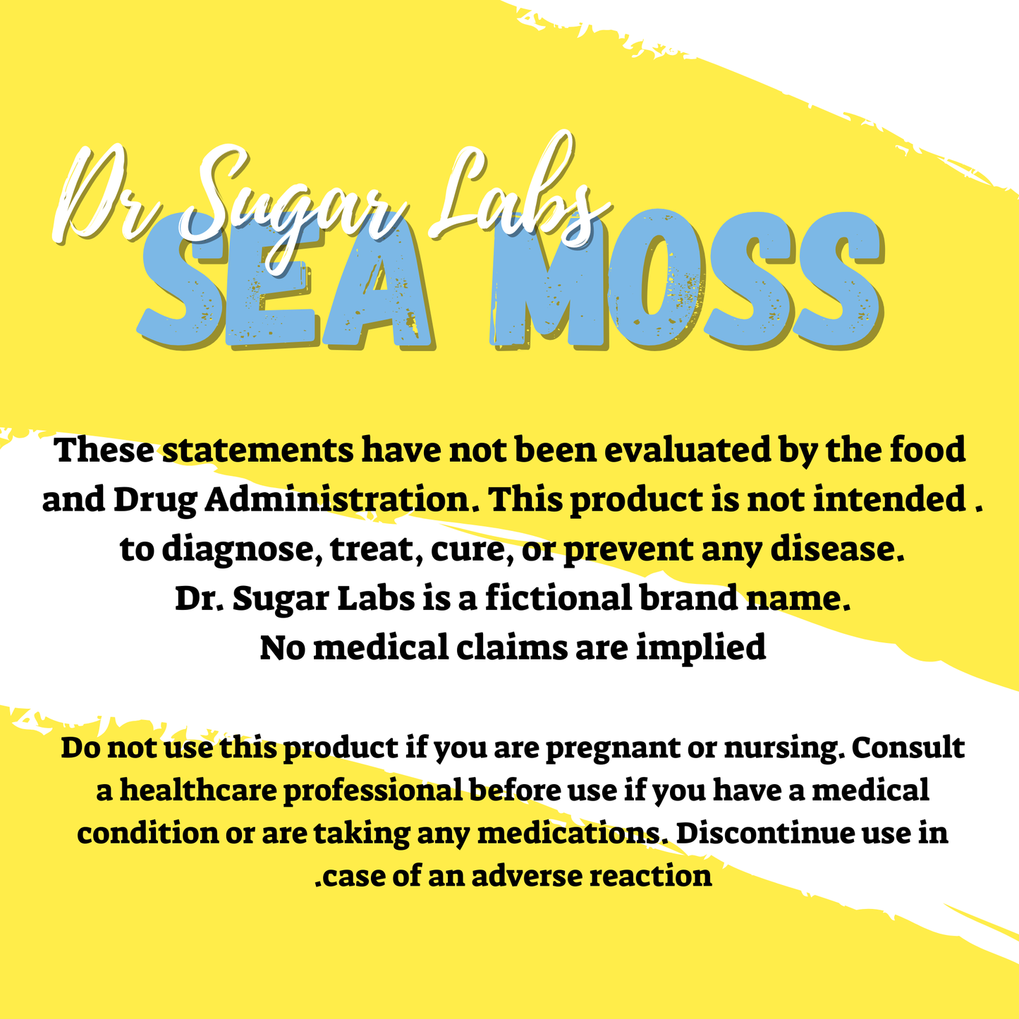 Sea Moss (Irish Moss) Sweetened Powder (Sweetened with Corn Fiber and Stevia) - Dr Sugar Labs
