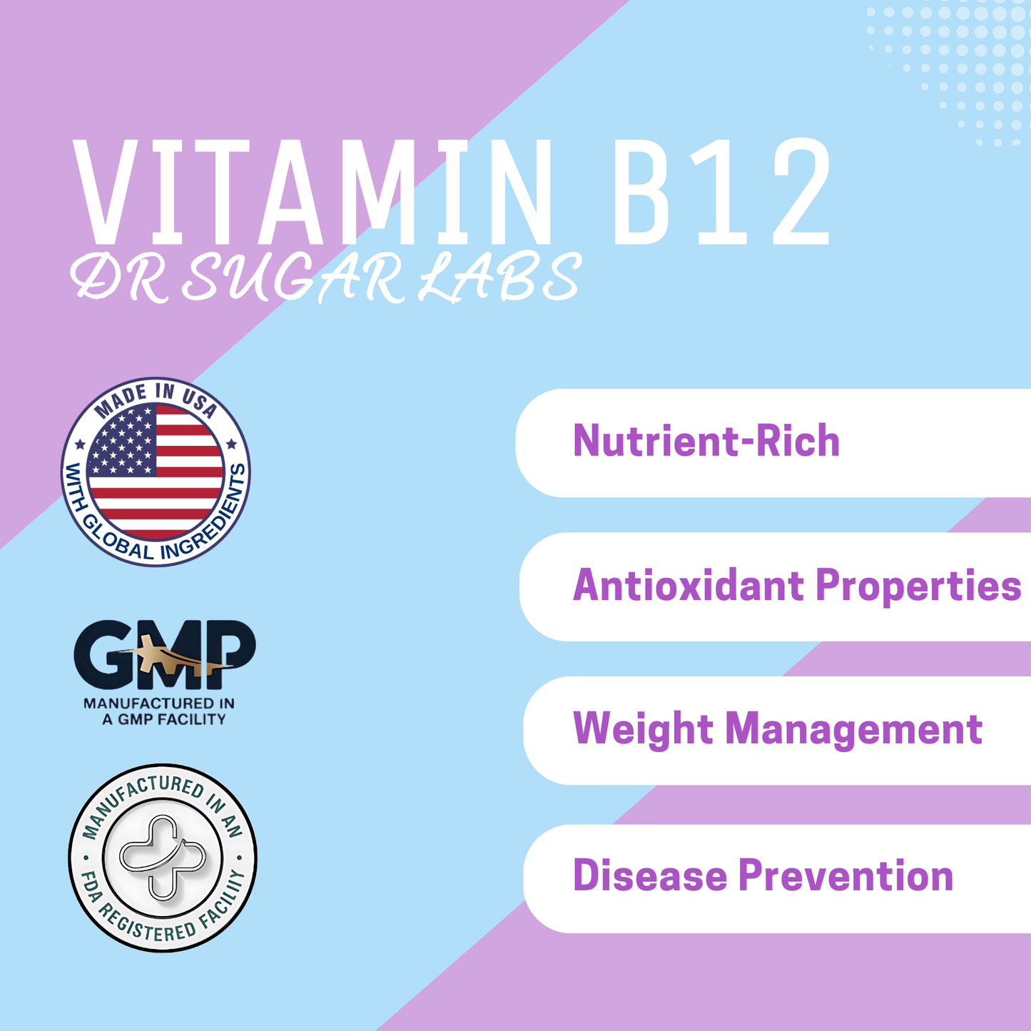 B12 Energy Sweetened Powder (Sweetened with Corn Fiber and Stevia) - Dr Sugar Labs